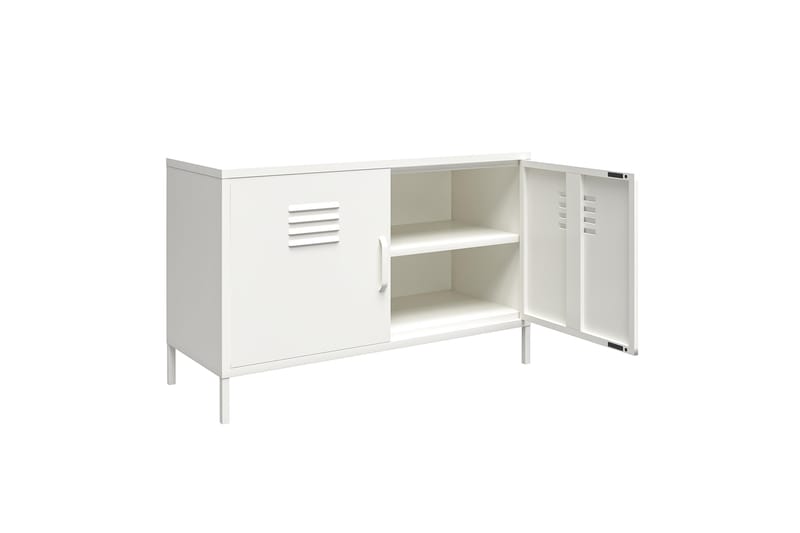 Skänk Mission District 100x40 cm Vit - Dorel Home - Förvaring - Förvaringsmöbler - Sideboard & skänk