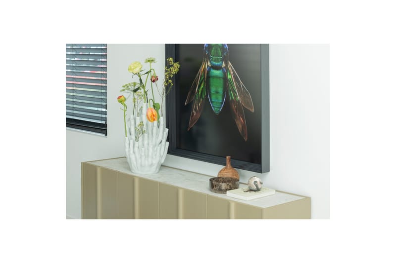Skänk Morya 197 cm - Grå - Förvaring - Förvaringsmöbler - Sideboard & skänk