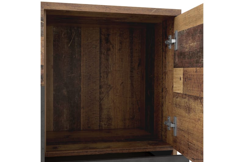 Skänk Muex 125x96 cm - Grå|Brun - Förvaring - Förvaringsmöbler - Sideboard & skänk