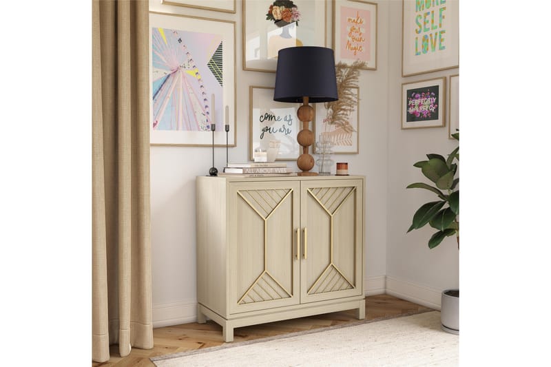 Skänk Neely 85,3x40,1 cm Beige - Dorel Home - Förvaring - Förvaringsmöbler - Sideboard & skänk