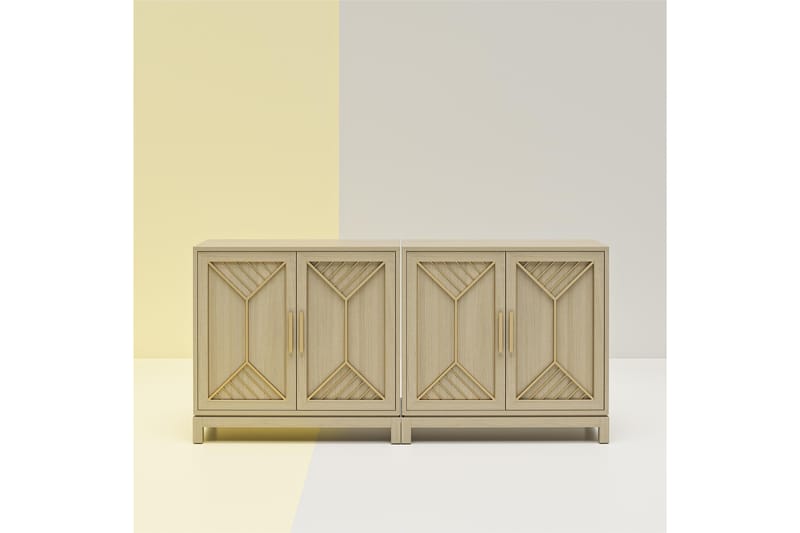 Skänk Neely 85,3x40,1 cm Beige - Dorel Home - Förvaring - Förvaringsmöbler - Sideboard & skänk
