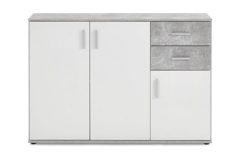 Skänk Nelma 121 cm - Grå/Vit - Förvaring - Förvaringsmöbler - Sideboard & skänk
