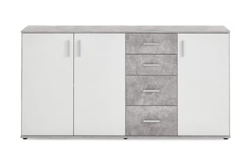 Skänk Nelma 160 cm - Grå|Vit - Förvaring - Förvaringsmöbler - Sideboard & skänk