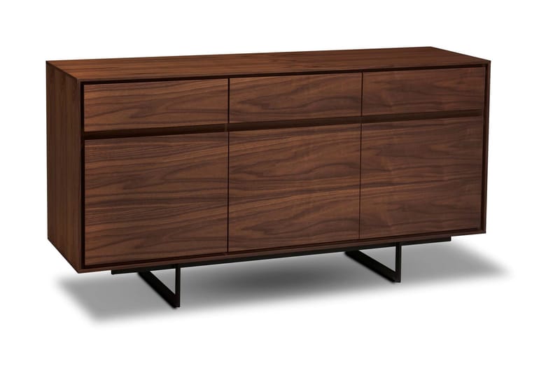 Skänk Owa 155 cm 3 Dörrar 3 Lådor - Valnöt - Förvaring - Förvaringsmöbler - Sideboard & skänk