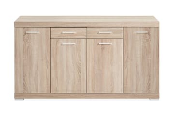 Skänk Rhonda 160 cm Låg - Ljus Ek - Förvaring - Förvaringsmöbler - Sideboard & skänk