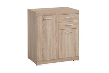 Skänk Rhonda 80 cm 2 Luckor 2 Lådor - Ljus Ek - Förvaring - Förvaringsmöbler - Sideboard & skänk