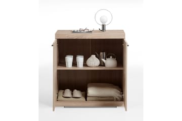Skänk Rhonda 80x90x35 cm 2 Luckor - Ljus Ek - Förvaring - Förvaringsmöbler - Sideboard & skänk