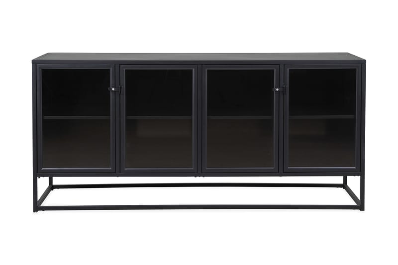 Skänk Riff 167,5 cm - Svart - Sideboard & skänk