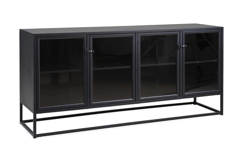 Skänk Riff 167,5 cm - Svart - Sideboard & skänk