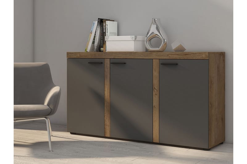 Skänk Rumba 148,8x40,3x82 cm - Beige/Brun/Grå - Sideboard & skänk