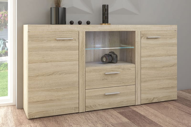 Skänk Rumba 157x40x81 cm - Beige - Förvaring - Förvaringsmöbler - Sideboard & skänk