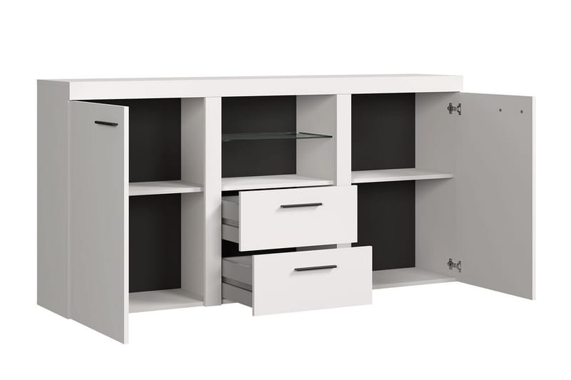 Skänk Rumba 157x40x81 cm - Vit - Förvaring - Förvaringsmöbler - Sideboard & skänk