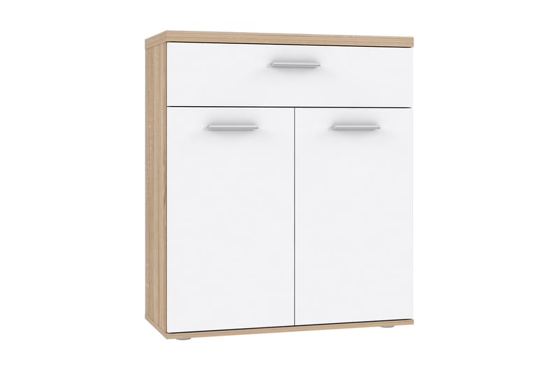 Skänk Schappach 80x93 cm - Brun|Vit - Sideboard & skänk