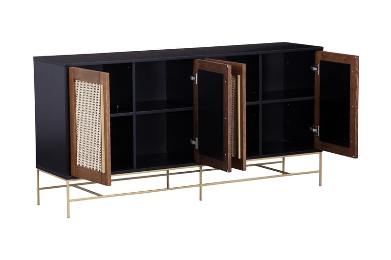 Skänk Shanell 160 cm - Brun - Sideboard & skänk