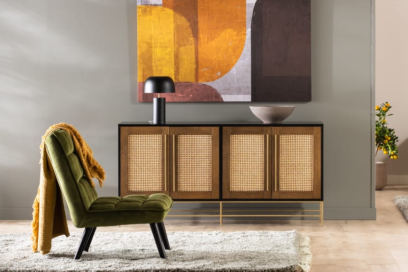 Skänk Shanell 160 cm - Brun - Sideboard & skänk