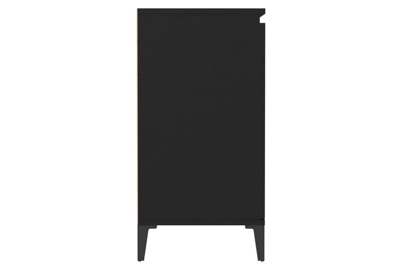 Skänk svart 60x35x70 cm spånskiva - Svart - Sideboard & skänk