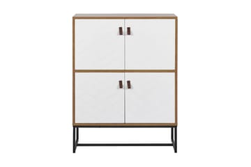 Skänk Tajarja 76x39 cm - Ljusbrun/Vit - Förvaring - Förvaringsmöbler - Sideboard & skänk
