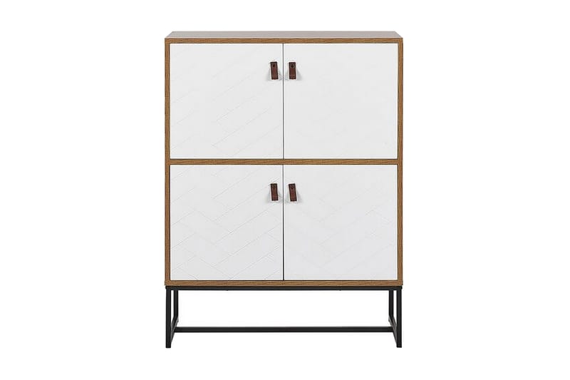 Skänk Tajarja 76x39 cm - Ljusbrun/Vit - Sideboard & skänk