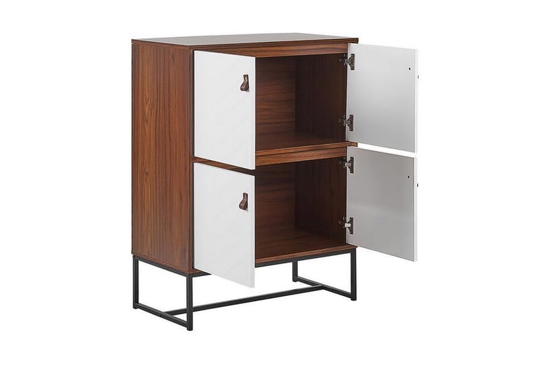 Skänk Tajarja 76x39 cm - Mörkbrun/Vit - Förvaring - Förvaringsmöbler - Sideboard & sk�änk