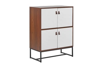 Skänk Tajarja 76x39 cm - Mörkbrun/Vit - Förvaring - Förvaringsmöbler - Sideboard & skänk