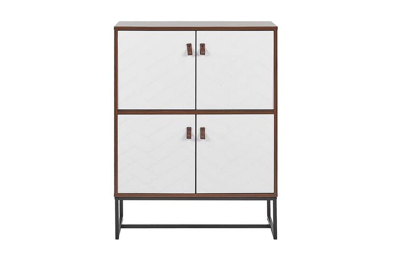 Skänk Tajarja 76x39 cm - Mörkbrun/Vit - Förvaring - Förvaringsmöbler - Sideboard & skänk