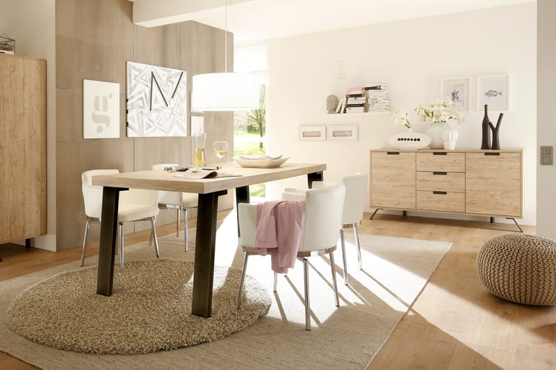 Skänk Terreno 156 cm 2 Dörrar 3 Lådor - Ek - Förvaring - Förvaringsmöbler - Sideboard & skänk