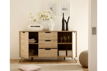 Skänk Terreno 156 cm 2 Dörrar 3 Lådor - Ek - Förvaring - Förvaringsmöbler - Sideboard & skänk