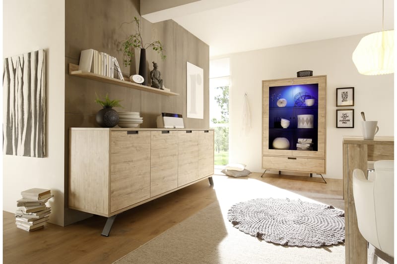 Skänk Terreno 206 cm 4 Dörrar - Sherwoodek - Förvaring - Förvaringsmöbler - Sideboard & skänk