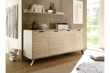 Skänk Terreno 206 cm 4 Dörrar - Sherwoodek - Förvaring - Förvaringsmöbler - Sideboard & skänk