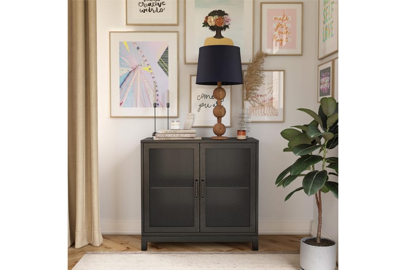 Skänk Tess 85,3x40,1 cm Svart - Dorel Home - Förvaring - Förvaringsmöbler - Sideboard & skänk