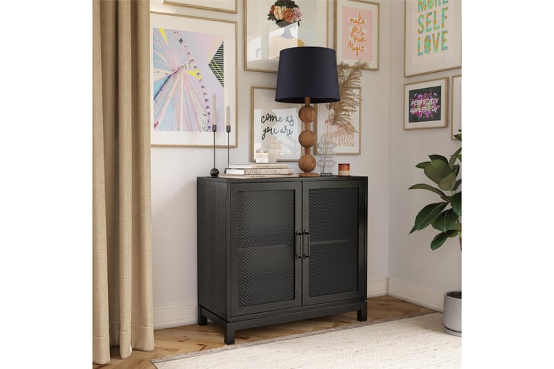 Skänk Tess 85,3x40,1 cm Svart - Dorel Home - Förvaring - Förvaringsmöbler - Sideboard & skänk