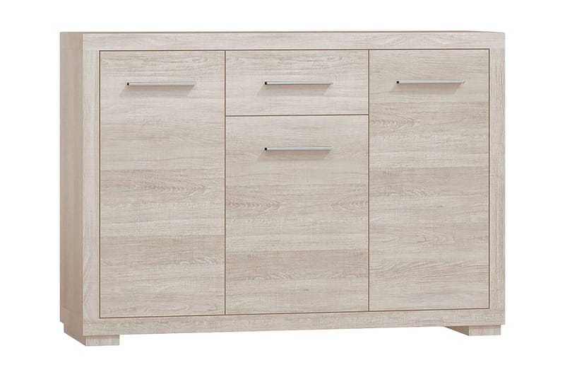 Skänk Vegas 127,5x40,5x91 cm - Beige/Grå - Sideboard & skänk