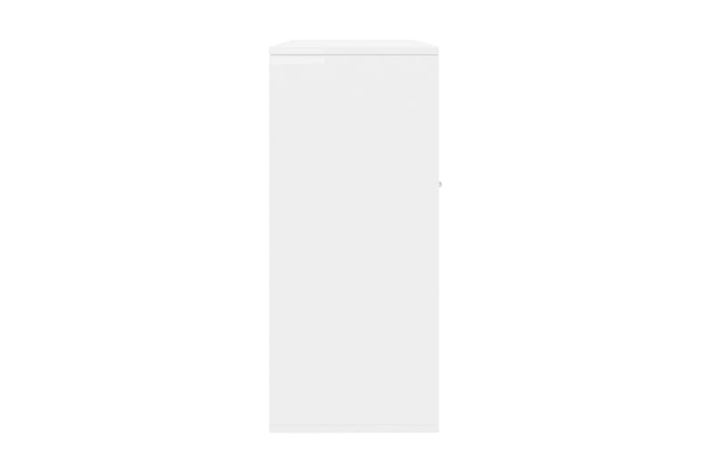 Skänk vit högglans 88x30x70 cm spånskiva - Vit högglans - Sideboard & skänk