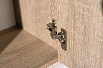 Skänk Vulpia 115 cm - Vit|Ljus Ek - Förvaring - Förvaringsmöbler - Sideboard & skänk
