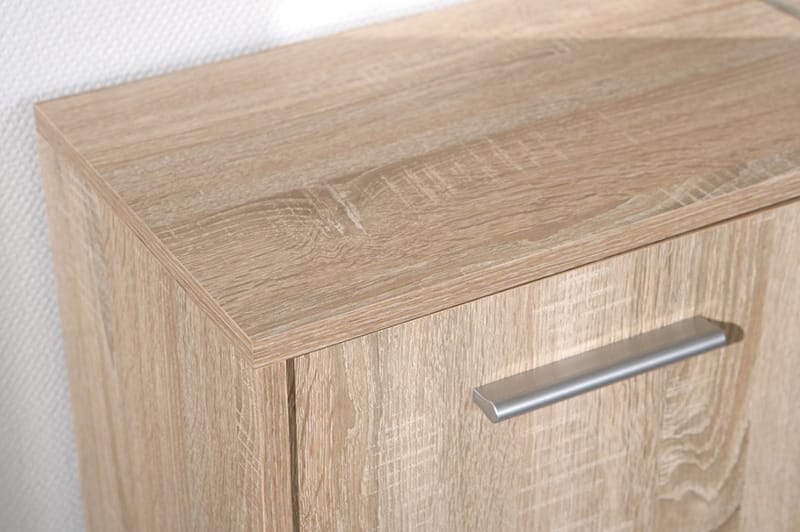 Skänk Vulpia 115 cm - Vit|Ljus Ek - Förvaring - Förvaringsmöbler - Sideboard & skänk