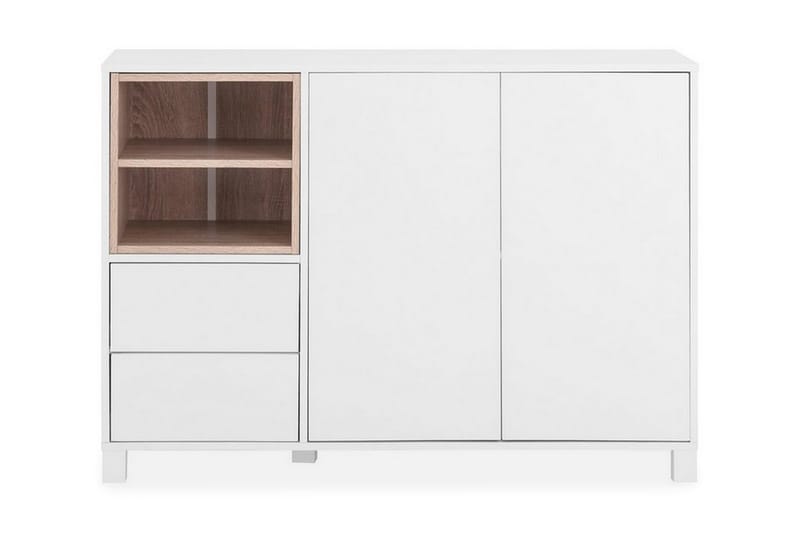 Skänk Paco 120 cm - Vit|Brun - Förvaring - Förvaringsmöbler - Sideboard & skänk