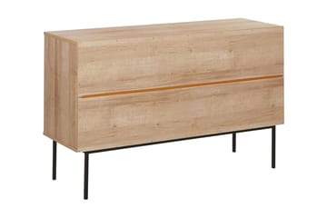 Skåp 3 dörrar rotting ljusbrun PASCO - Trä/natur - Förvaring - Förvaringsmöbler - Sideboard & skänk