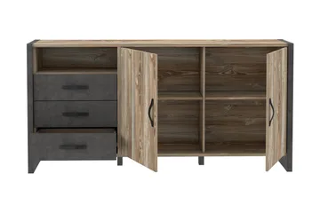 Strumica Sideboard 43x190 cm - Brun/Grå - Förvaring - Förvaringsmöbler - Sideboard & skänk