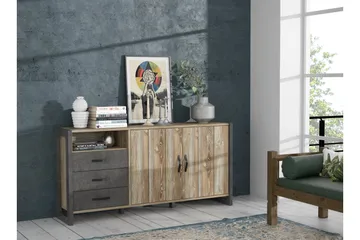 Strumica Sideboard 43x190 cm - Brun/Grå - Förvaring - Förvaringsmöbler - Sideboard & skänk