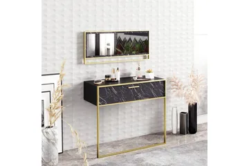 Susia Sideboard 90 cm - Guld|Svart - Förvaring - Förvaringsmöbler - Sideboard & skänk