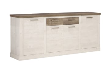 Talebi Skänk 41x213 cm - Brun/Vit - Förvaring - Förvaringsmöbler - Sideboard & skänk