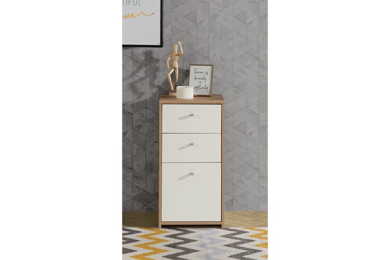 Toledor Sideboard 74x40 cm - Brun/Vit - Förvaring - Förvaringsmöbler - Sideboard & skänk