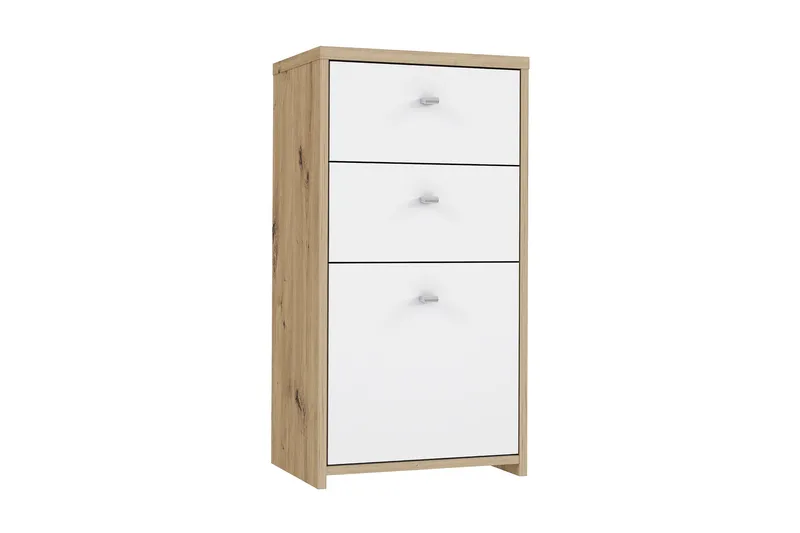 Toledor Sideboard 74x40 cm, Brun/Vit