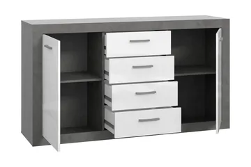 Tolovgrad Sideboard 41x153 cm - Grå/Vit - Förvaring - Förvaringsmöbler - Sideboard & skänk
