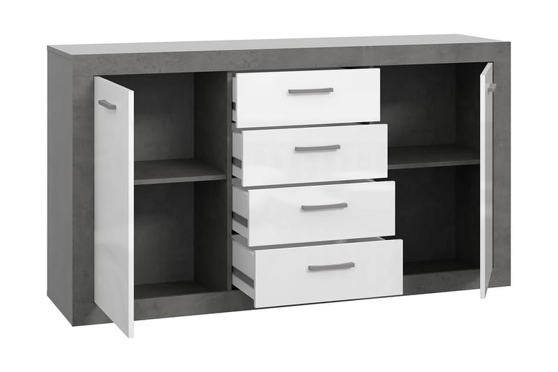 Tolovgrad Sideboard 41x153 cm - Grå/Vit - Förvaring - Förvaringsmöbler - Sideboard & skänk