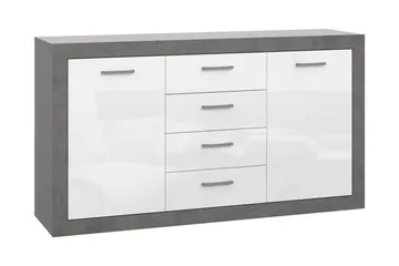 Tolovgrad Sideboard 41x153 cm - Grå/Vit - Förvaring - Förvaringsmöbler - Sideboard & skänk
