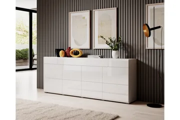 Toreno Sideboard 39x208 cm - Vit - Förvaring - Förvaringsmöbler - Sideboard & skänk