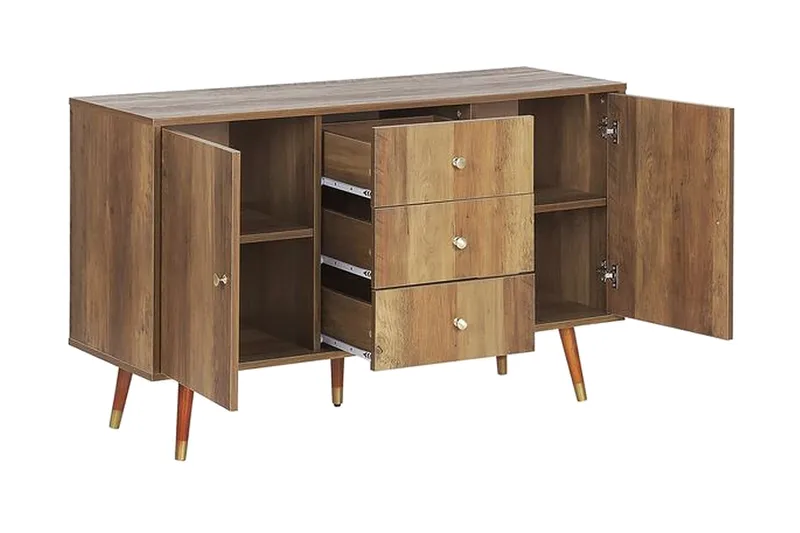 Ulika Skänk 114x40 cm - Ljusbrun - Förvaring - Förvaringsmöbler - Sideboard & skänk