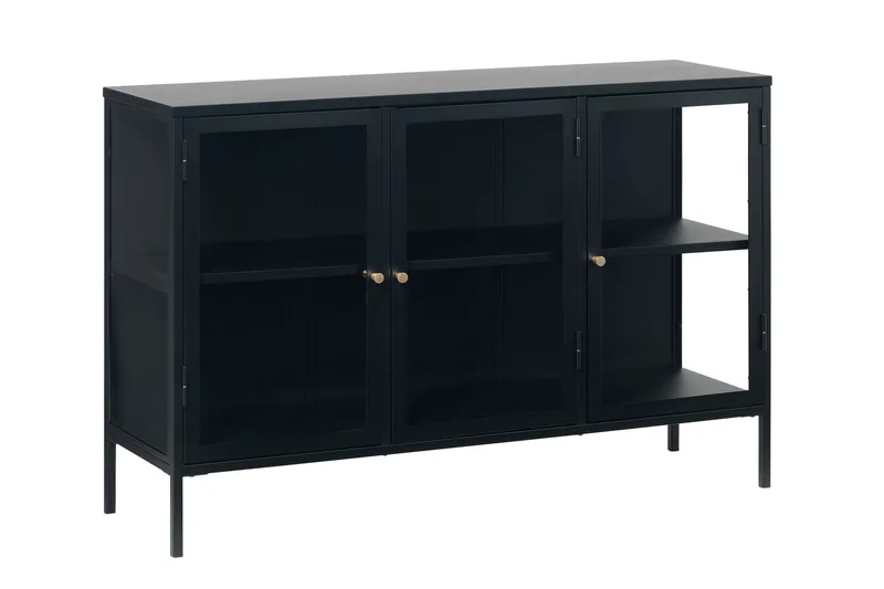 Umbri Sideboard 3 delar 132 cm, Svart