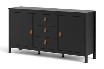 Vallvidera Sideboard 38x151 cm - Svart/Natur - Förvaring - Förvaringsmöbler - Sideboard & skänk